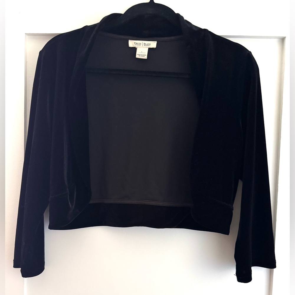 White House Black Market | Velvety Black Shrug